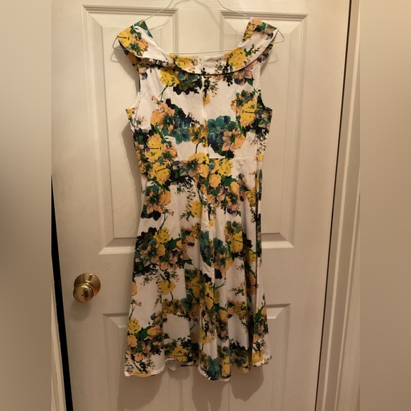 Floral cotton dress M - Picture 2 of 6